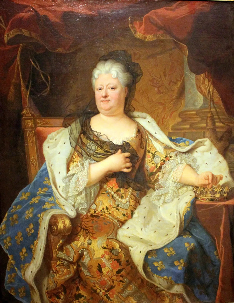 Retrato de Charlotte-Elisabeth de Bavière - Hyacinthe Rigaud