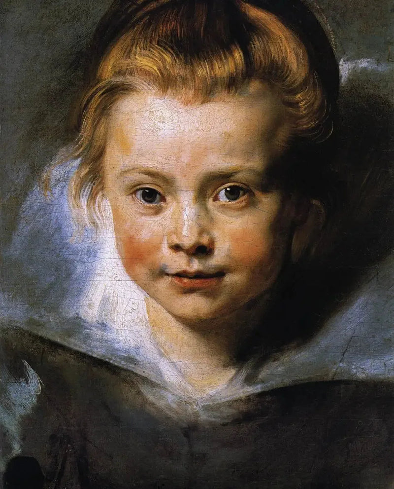 Retrato de Clara Serena Rubens, filha do artista - Peter Paul Rubens