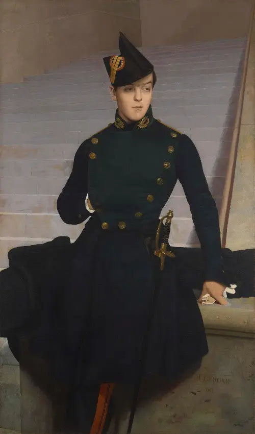 Retrato de Claude-Armand Gérôme, irmão do artista - Jean-Léon Gérôme