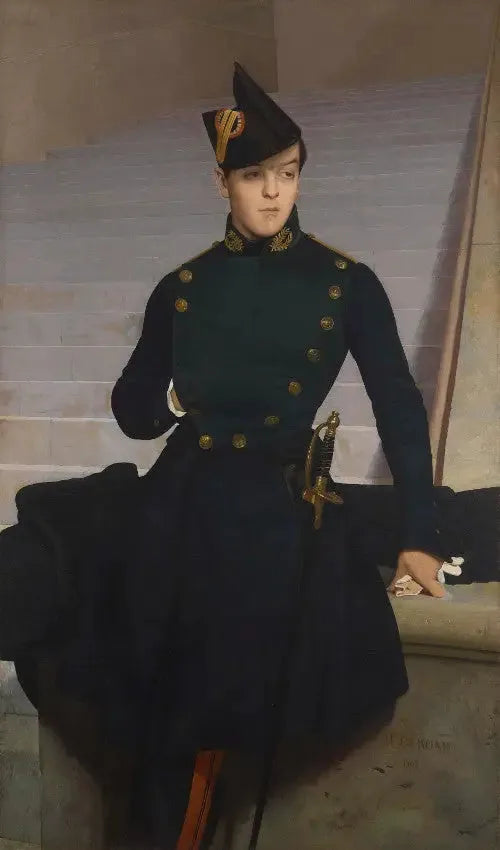 Retrato de Claude-Armand Gérôme, irmão do artista - Jean-Léon Gérôme