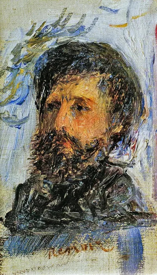 Retrato de Claude Monet - Pierre-Auguste Renoir