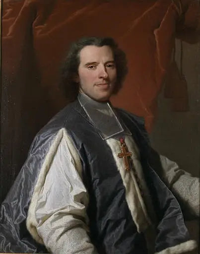 Retrato de Claude de Rouvroy de Saint-Simon, bispo de Metz - Hyacinthe Rigaud