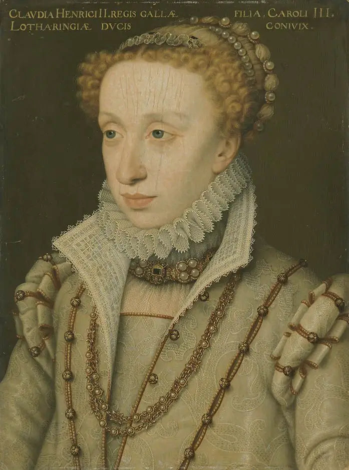 Retrato de Cláudia de Valois (1547-1575) - François Clouet