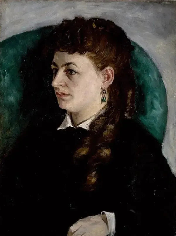 Retrato de Clémence Tréhot, chamada Mme Jules Le Cœur - Pierre-Auguste Renoir