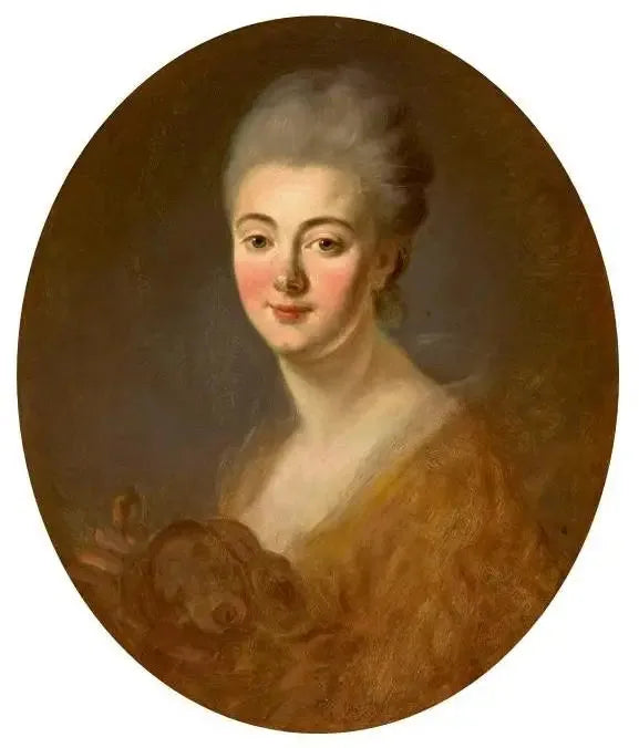 Retrato de Constance de Lowendal, condessa Turpin de Crissé - Jean-Honoré Fragonard