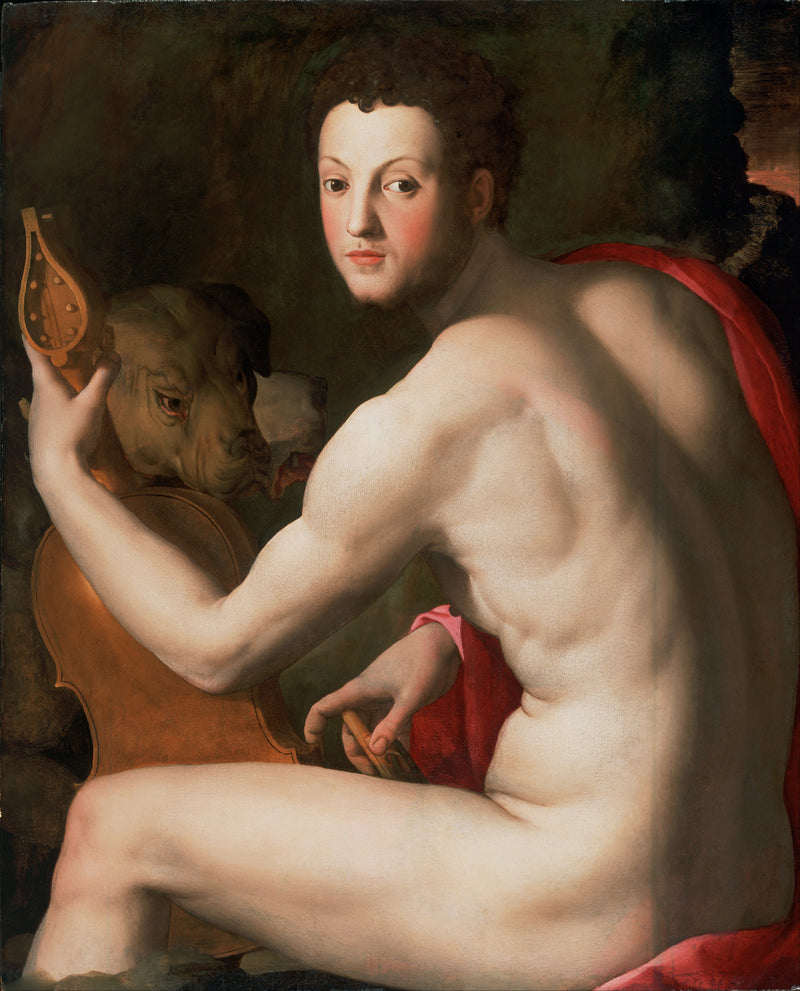 Retrato de Cosme I de Médici como Orfeu - Bronzino