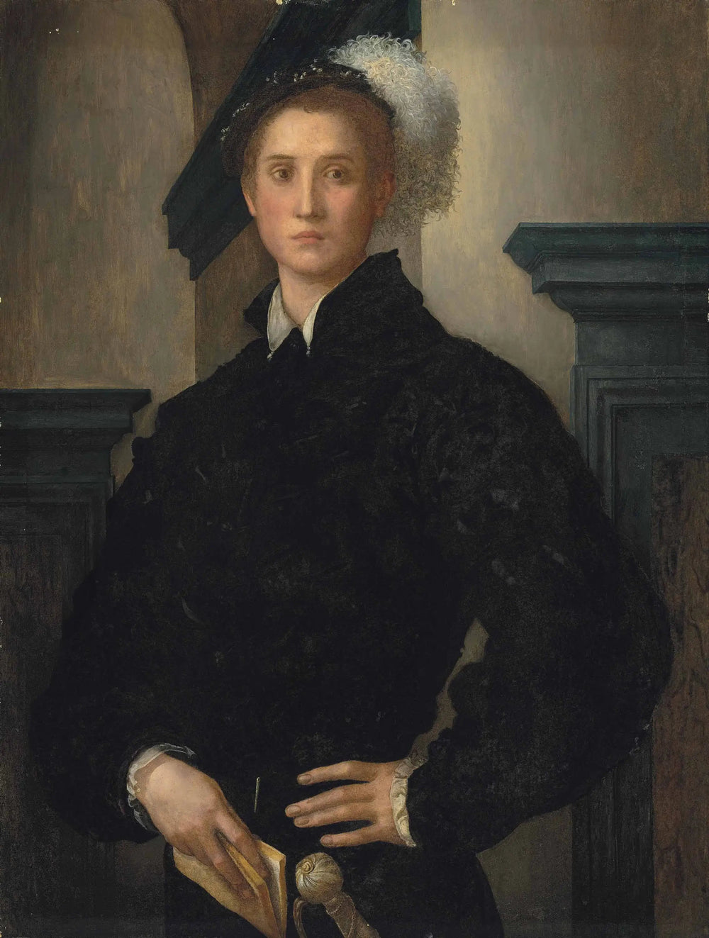 Portrait de Cosme Ier de Médicis - Pontormo image 1 copie de tableau peinte à la main