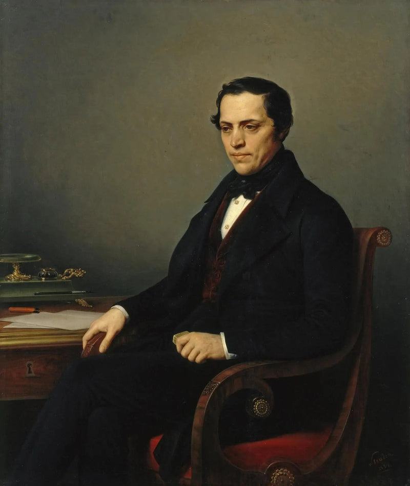Retrato de D.E. Benardaki - Charles de Steuben