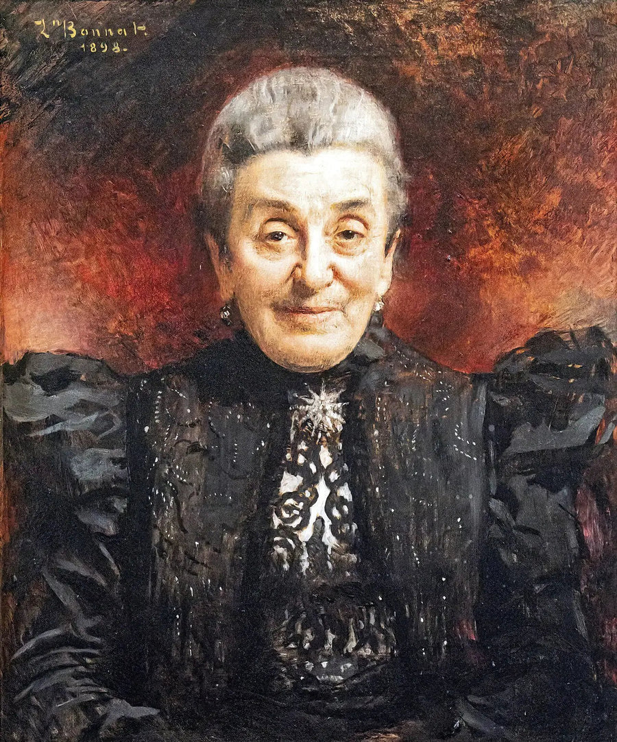 Retrato de senhora idosa - Léon Bonnat