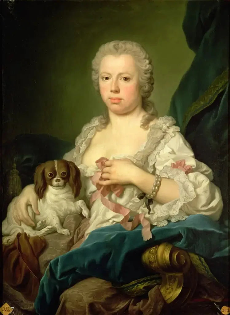 Retrato da dama Anne Clifford, condessa de Mahony - Pierre Subleyras