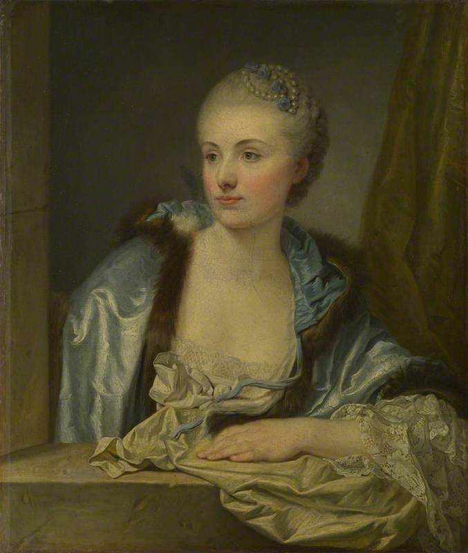 Retrato de dama (Madame de Gléon?) - Jean-Baptiste Greuze