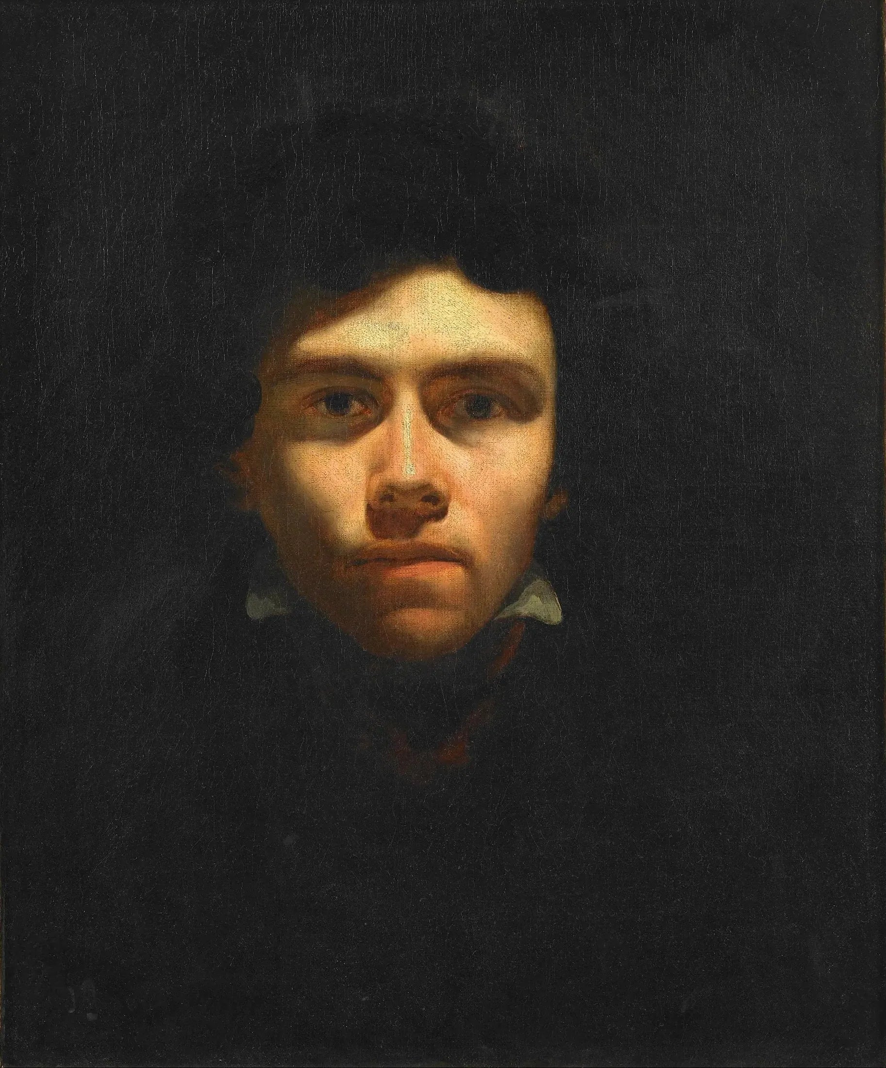 Portrait de Delacroix, peintre - Eugène Delacroix image 1 tableau peint à l’huile sur toile