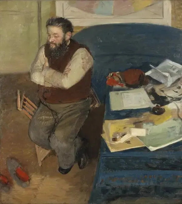 retrato de Diego Martelli - Edgar Degas