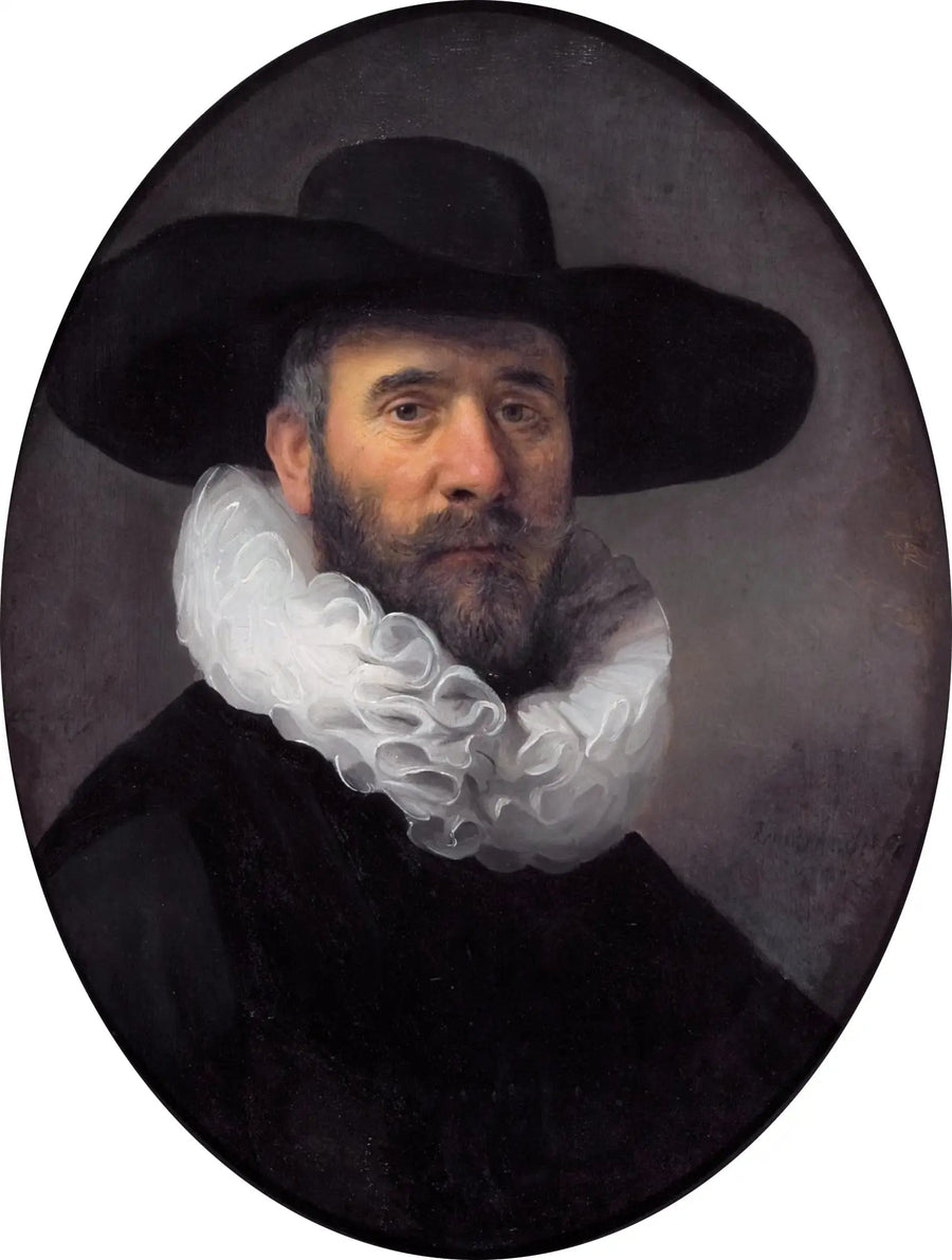 Retrato de Dirck Jansz.Pesser - Rembrandt