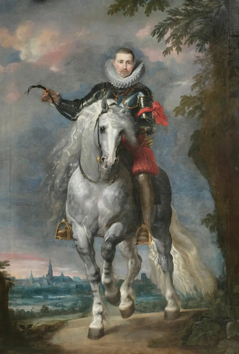 Retrato de Don Rodrigo Calderón a cavalo - Peter Paul Rubens