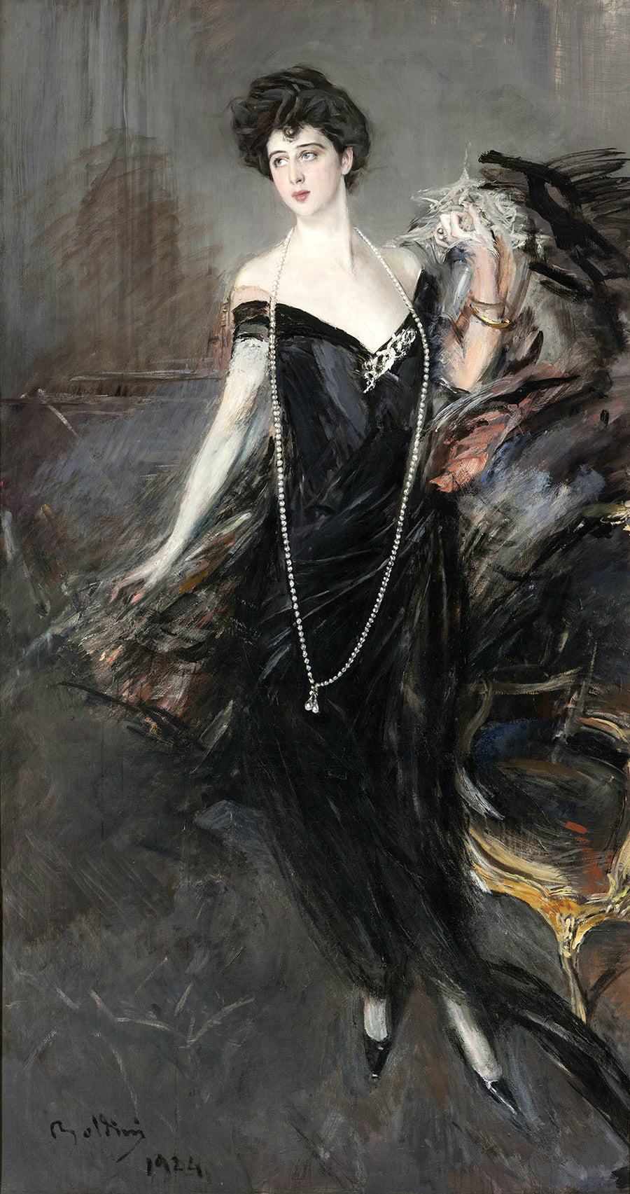 Retrato de Donna Franca Florio - Giovanni Boldini