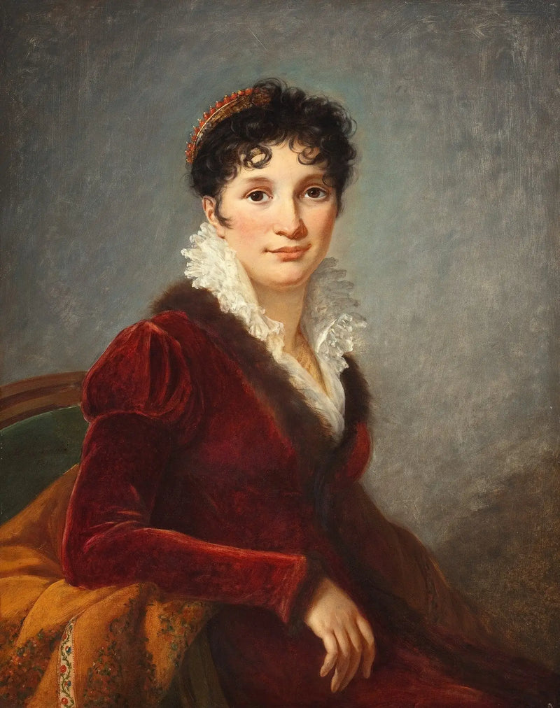 Retrato de Fanny Biron, princesa de Courlande - Élisabeth Vigée Le Brun
