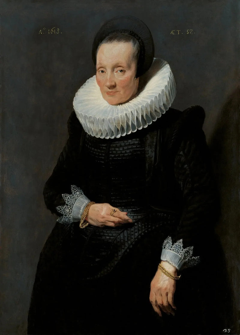 Retrato de mulher, 1618 - Antoine van Dyck