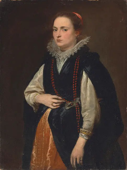 Retrato de mulher, 1621-1628 - Antoine van Dyck