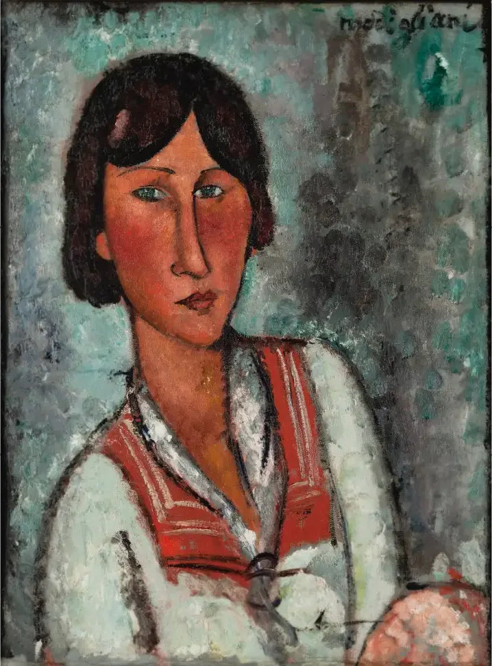 Retrato de mulher - Amedeo Modigliani