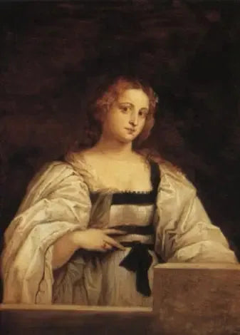Retrato de mulher - David Teniers Júnior