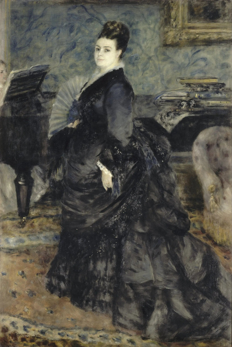 Retrato de mulher, conhecido como Sra. Georges Hartmann - Pierre-Auguste Renoir