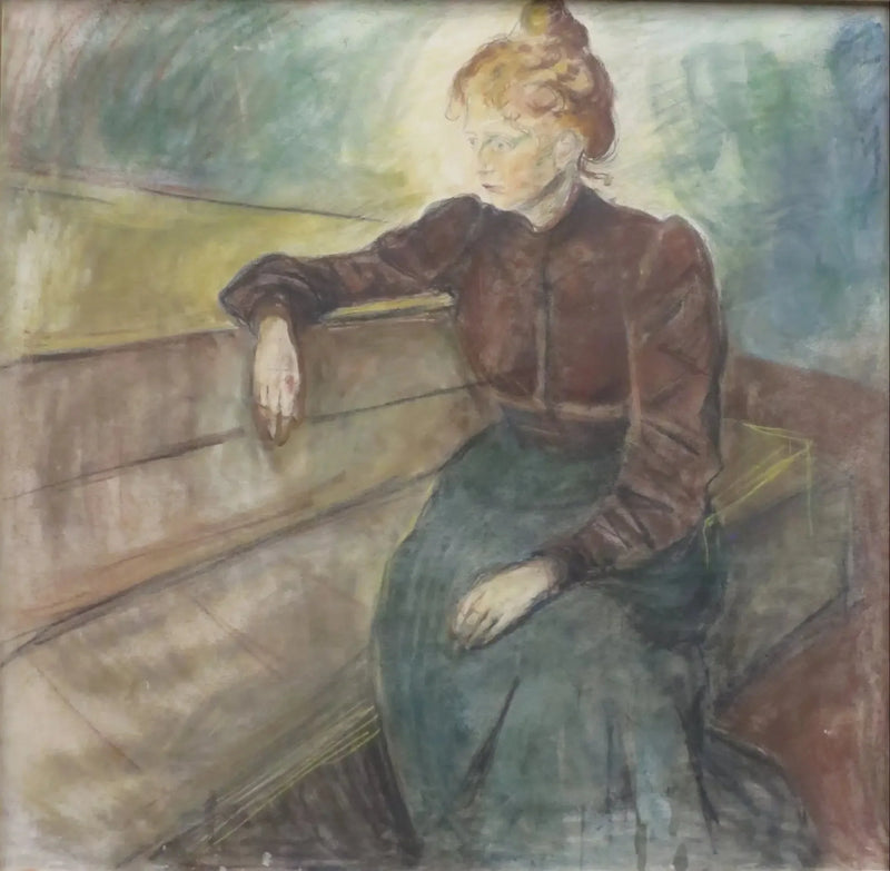 Retrato de mulher - Edvard Munch