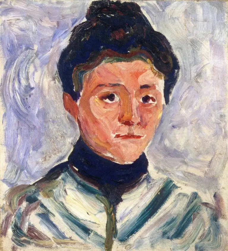 Retrato de mulher - Edvard Munch