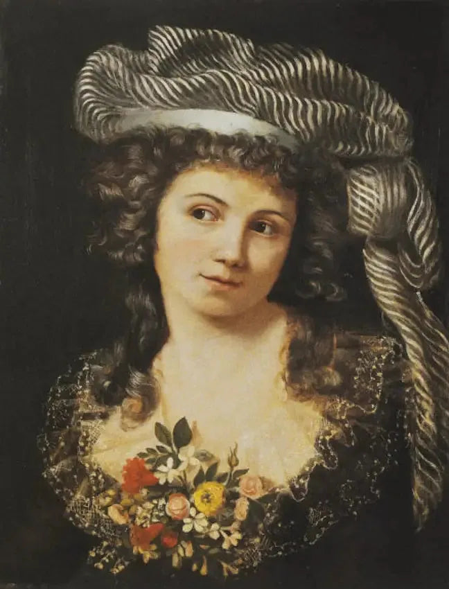 Retrato de mulher - Gustave Courbet