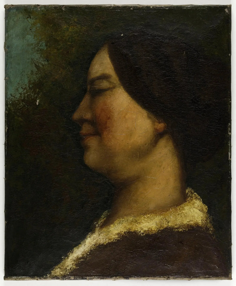 Retrato de mulher - Gustave Courbet