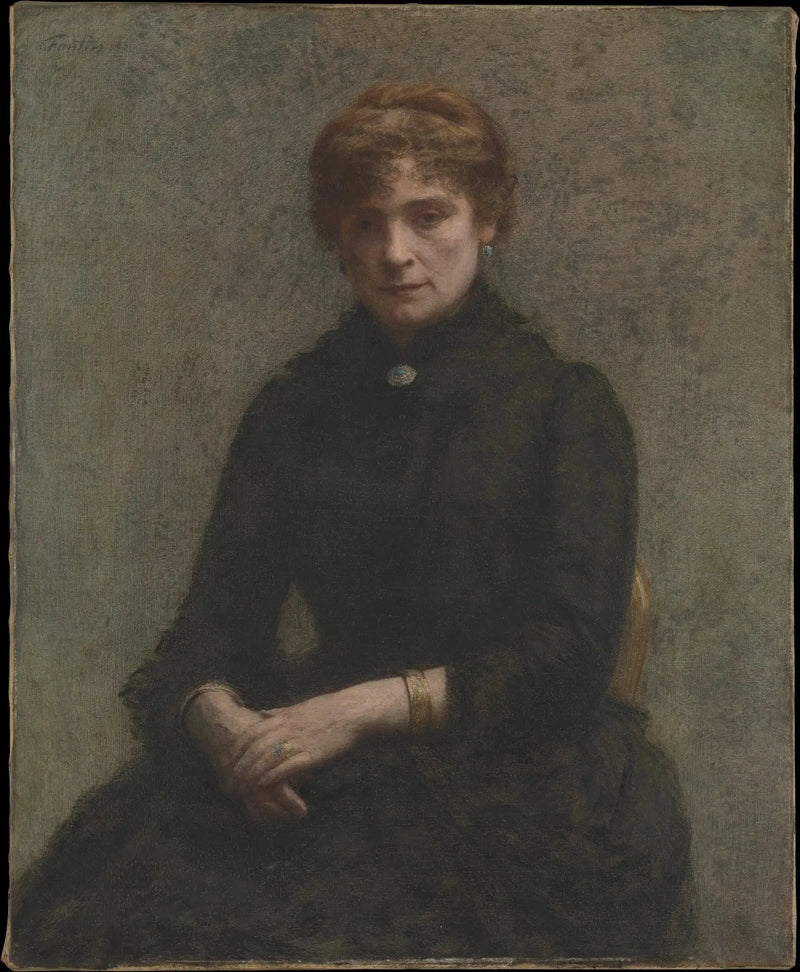 Retrato de mulher - Henri Fantin-Latour