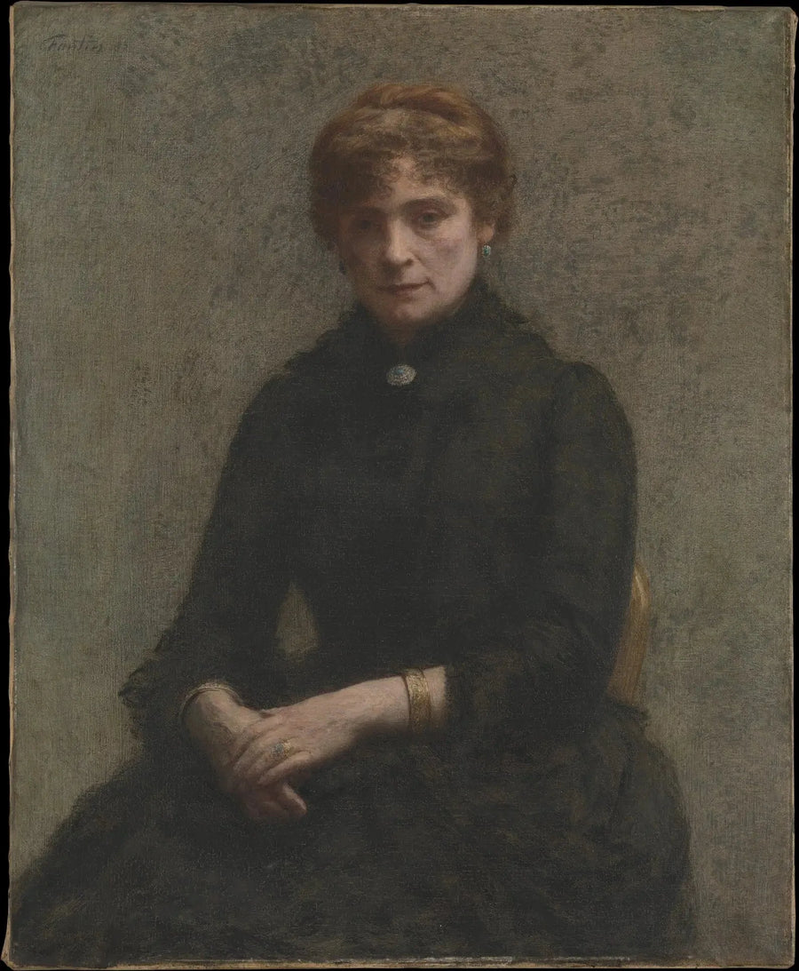 Retrato de mulher - Henri Fantin-Latour