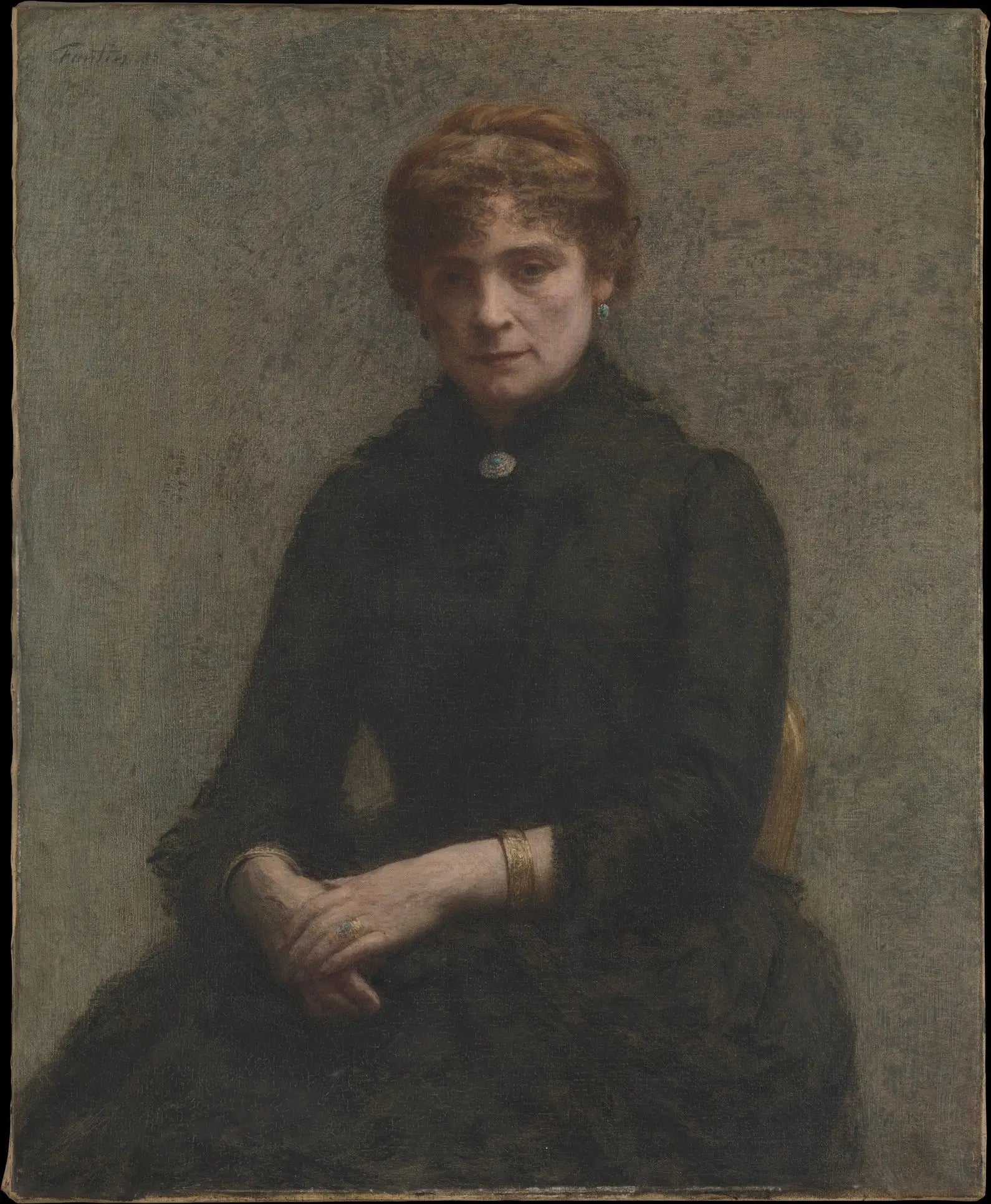 Portrait de femme - Henri Fantin-Latour - Alpha Reproduction