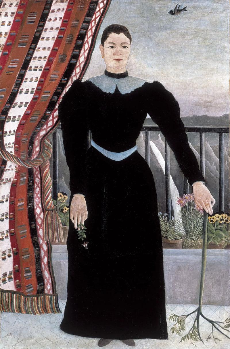 Retrato de mulher - Henri Rousseau
