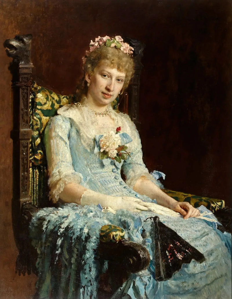 Retrato de mulher - Ilya Repin