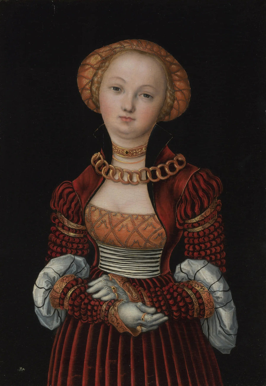 Retrato de mulher - Lucas Cranach, o Velho