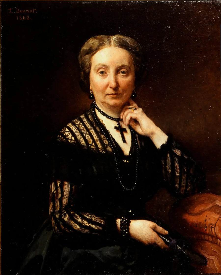 Retrato de mulher (P2688) - Léon Bonnat