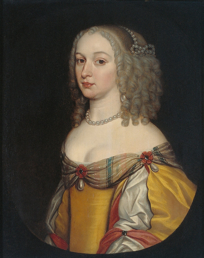 Retrato de mulher, talvez Amalia Margaretha van Brederode (1626/27-1663/65) - Gerrit van Honthorst