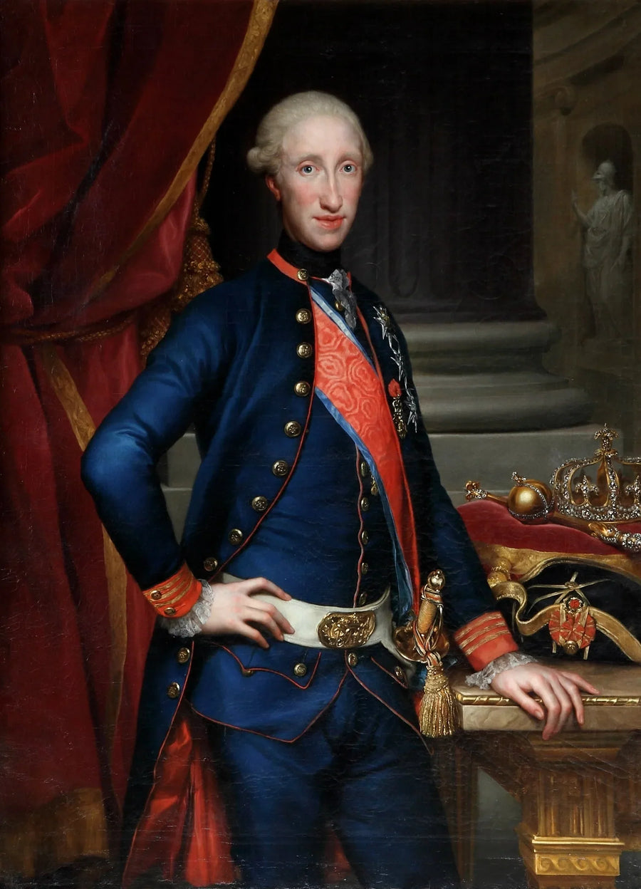 Retrato de Fernando I das Duas Sicílias (1751-1825) - Anton Raphael Mengs