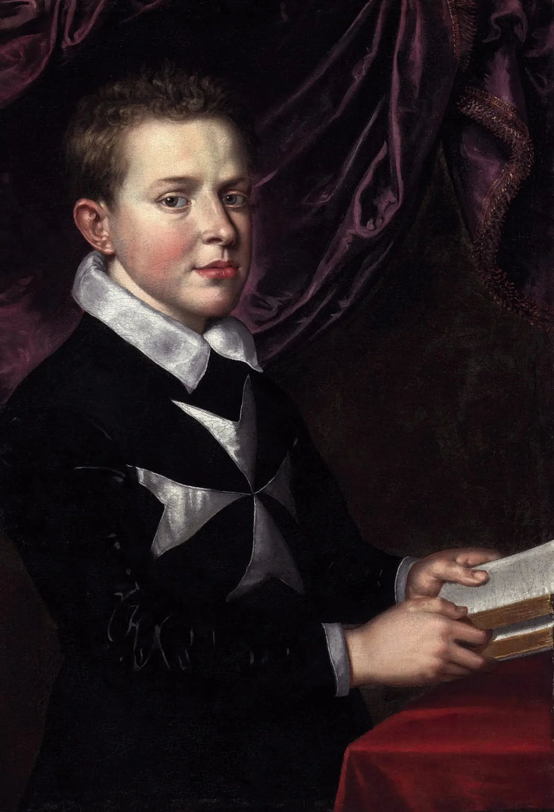 Retrato de Ferdinando I Gonzaga criança - Peter Paul Rubens