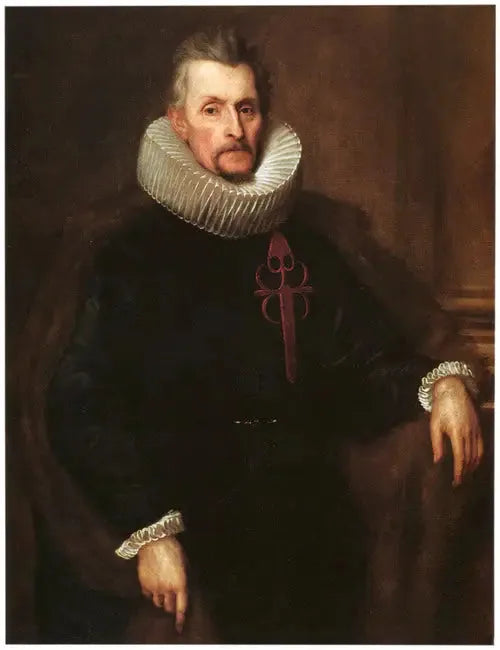 Retrato de Ferdinand van Boisschot, senhor de Saventhem (1560-1649), como cavaleiro da Ordem de Santiago - Antoine van Dyck