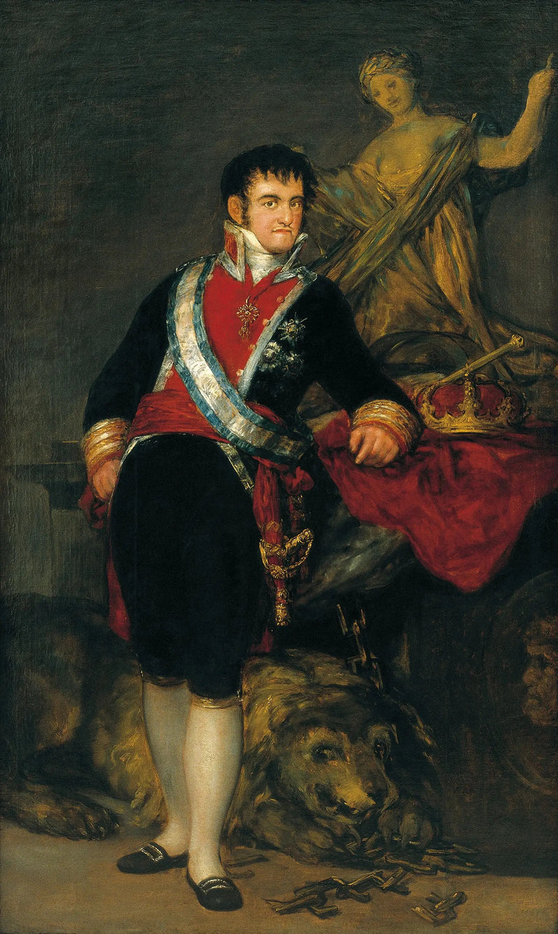 Retrato de Fernando VII da Espanha - Francisco de Goya