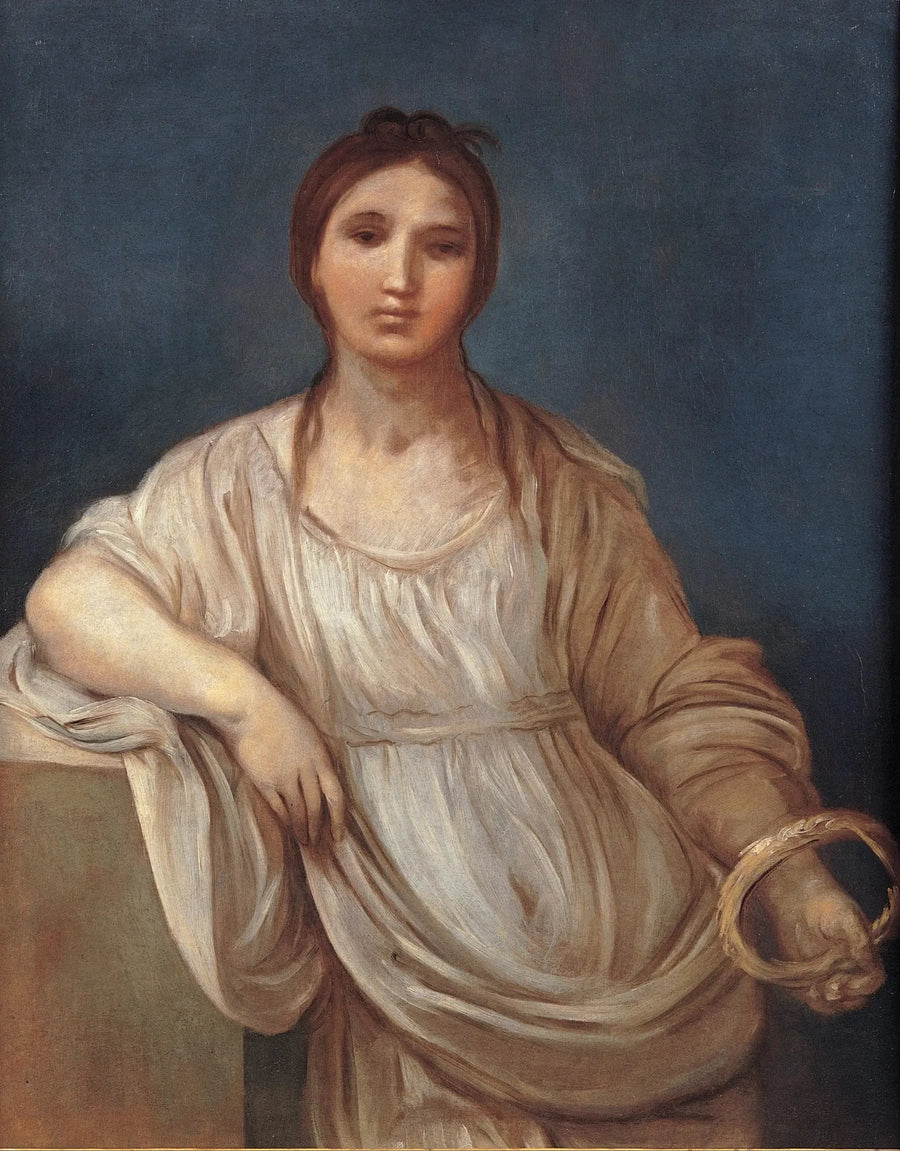 Retrato de menina com uma coroa - Guido Reni