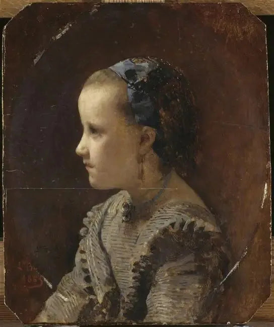 Retrato de Menina - Léon Bonnat