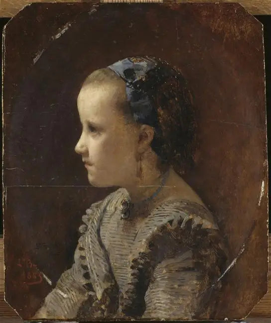 Retrato de Menina - Léon Bonnat