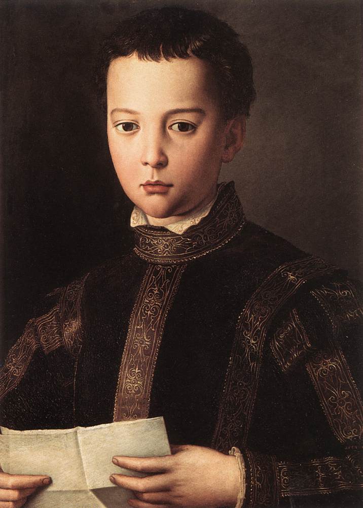 Retrato de Francesco I de Médici criança - Bronzino