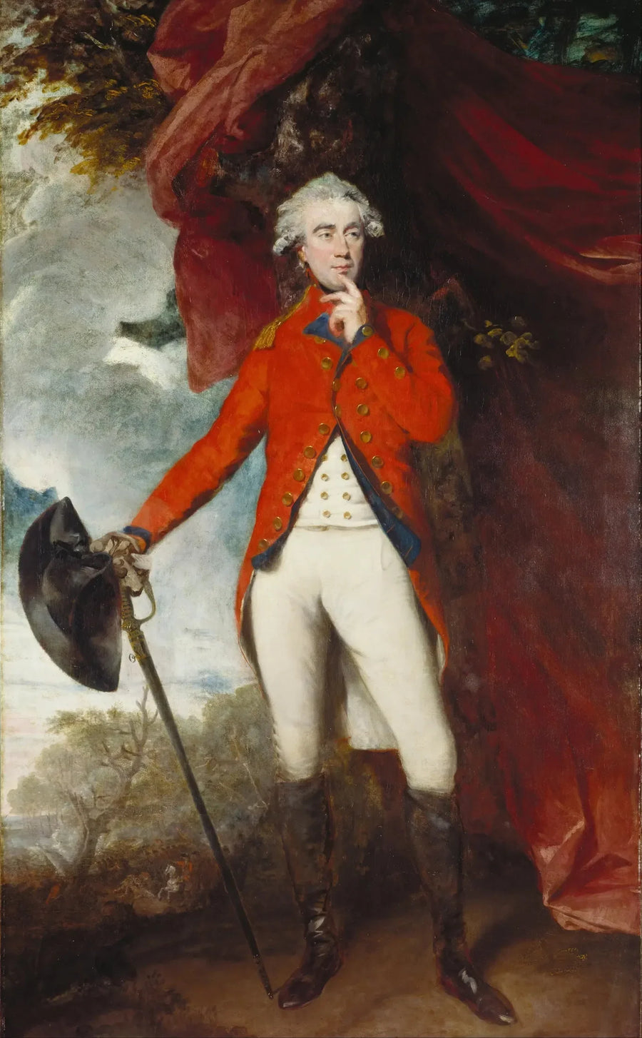 Retrato de Francis Rawdon-Hastings, Lord Moira - Joshua Reynolds