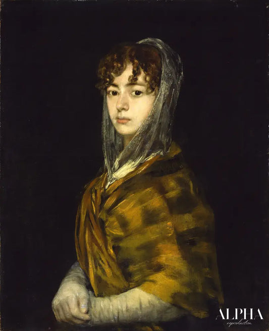 Portrait de Francisca Sabasa García - Francisco de Goya - Reproductions de tableaux et peintures haut de gamme