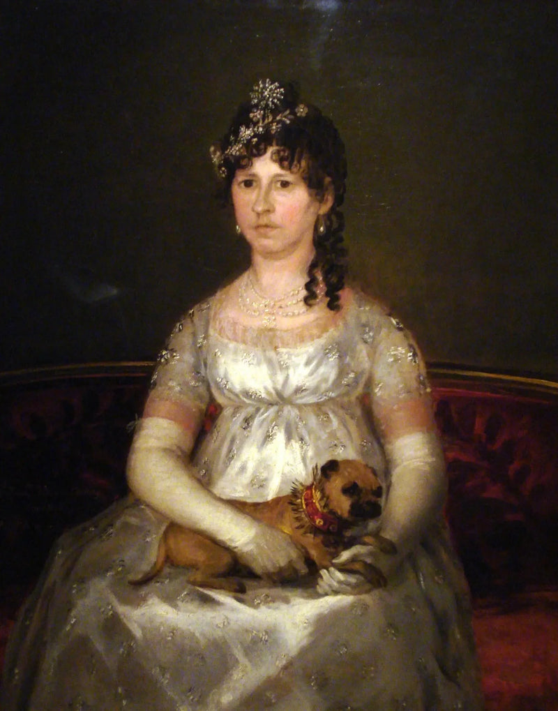 Retrato de Francisca Vicenta Chollet e Caballero - Francisco de Goya
