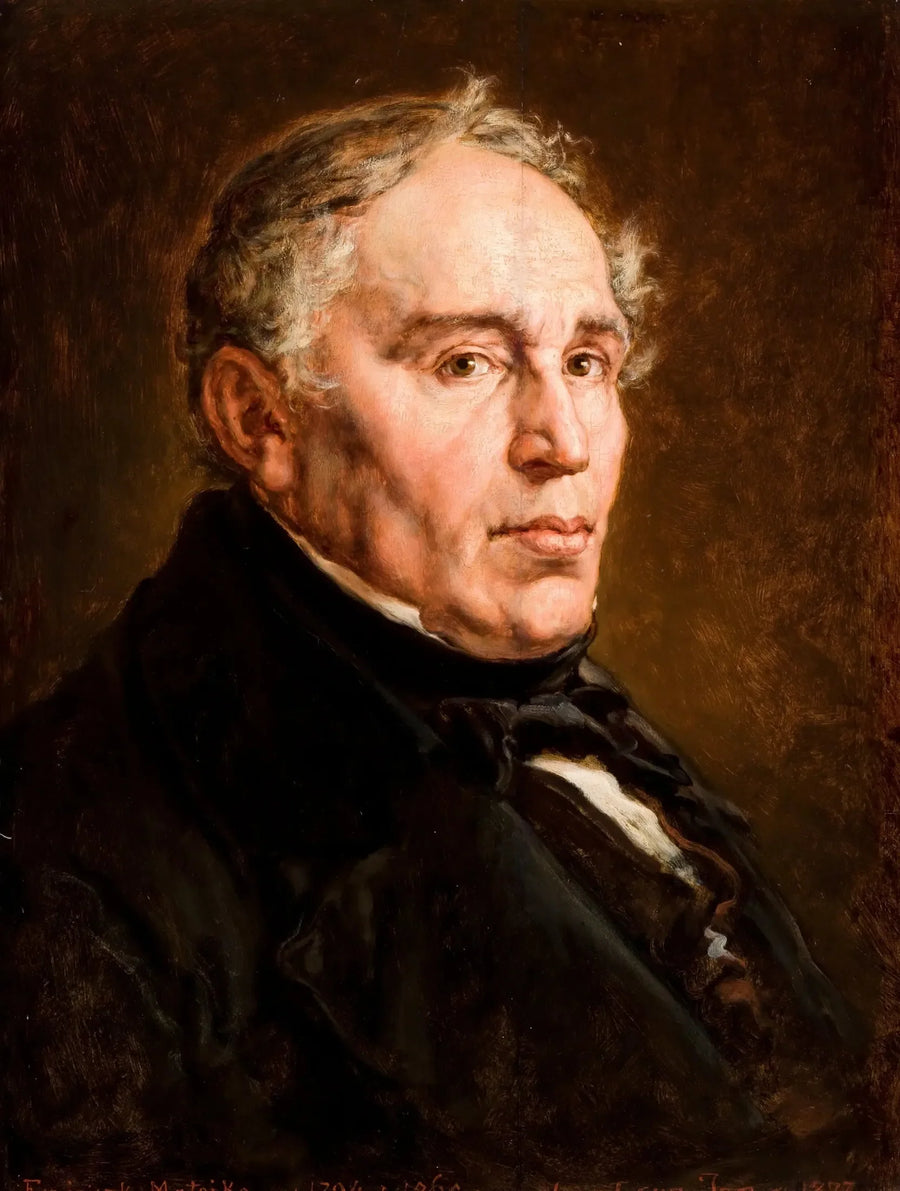 Retrato de Franciszek Matejko, pai do artista. - Jan Matejko